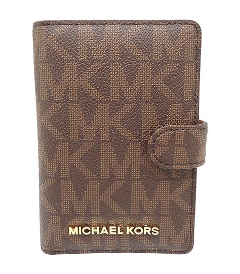 michael kors reisepasshülle|Michael Kors Jet Set Travel Passport Case Wallet MK Signature .